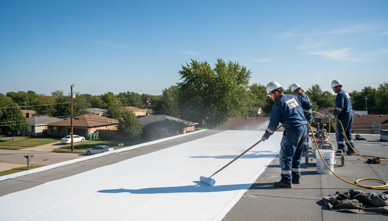 Commercial roof coating in New Bedford, PA near me